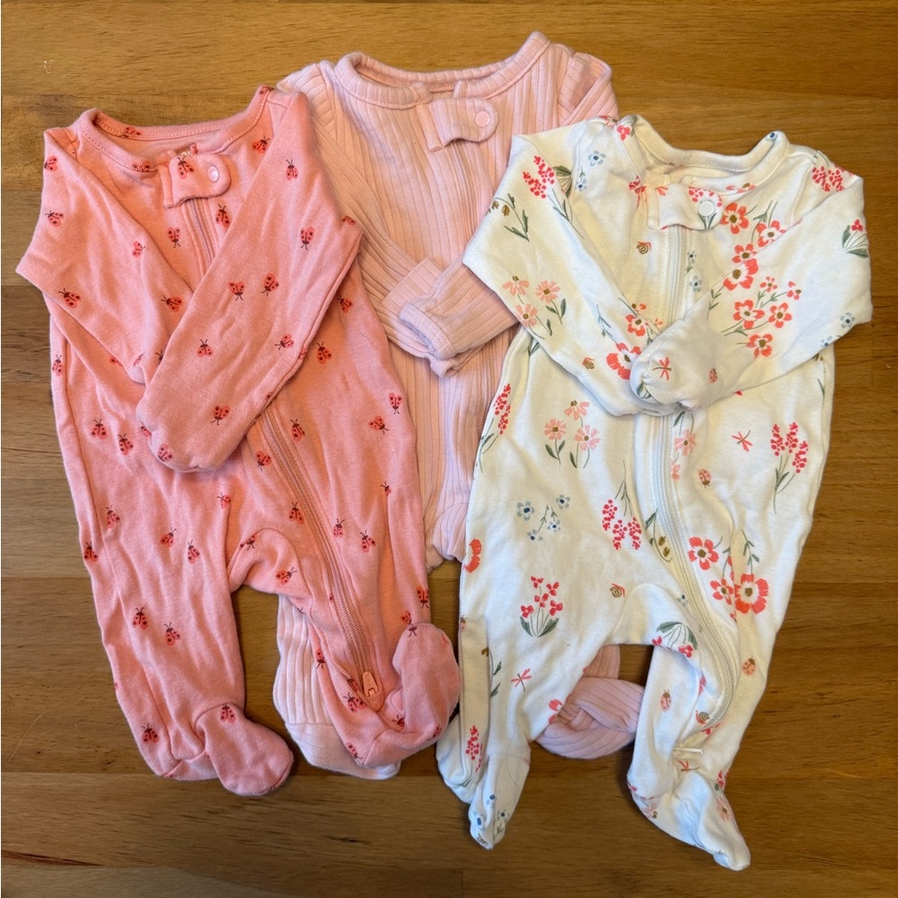 Three Carters Footie Pajamas